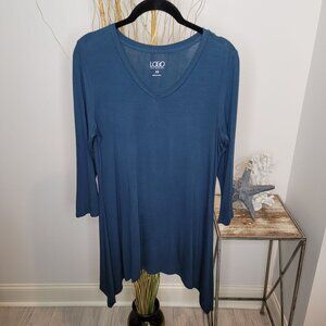 LOGO By Lori Goldstein Tunic Womens‎ XSmall